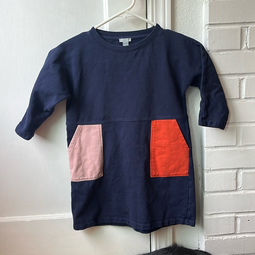 COS colorblock dress 4-6y